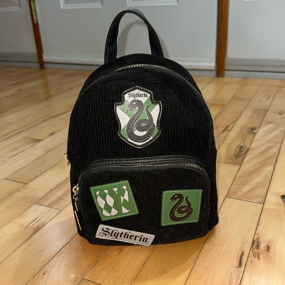 Harry Potter Slytherin Corduroy Mini Backpack